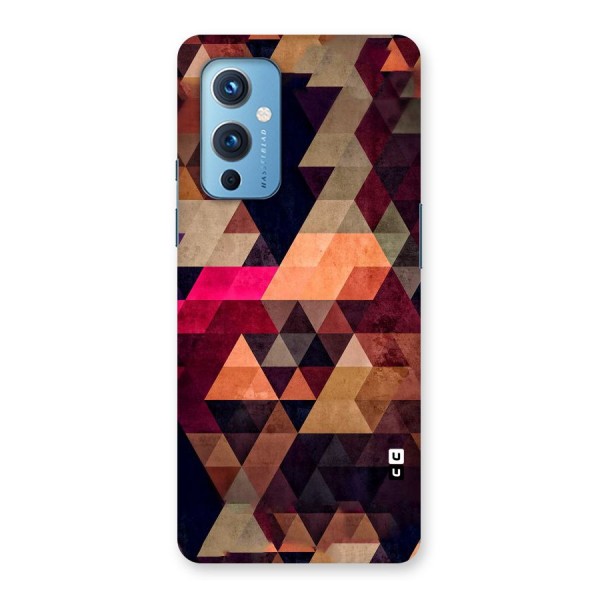 Abstract Beauty Triangles Back Case for OnePlus 9