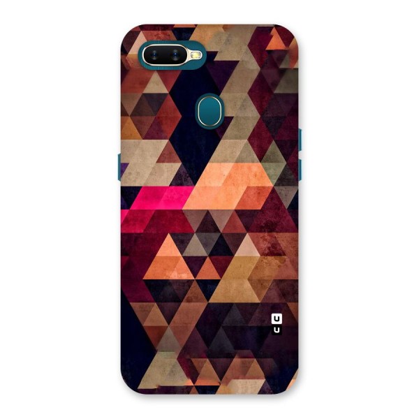 Abstract Beauty Triangles Back Case for Oppo A7