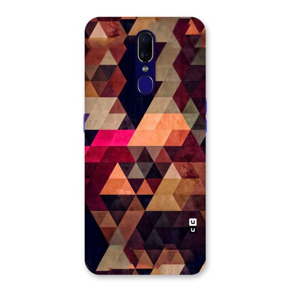 Abstract Beauty Triangles Back Case for Oppo F11