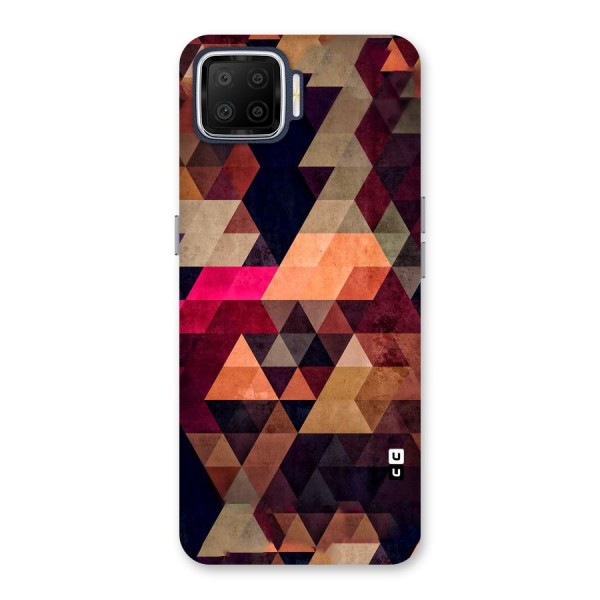 Abstract Beauty Triangles Back Case for Oppo F17