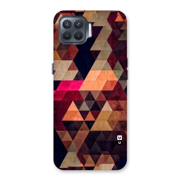 Abstract Beauty Triangles Back Case for Oppo F17 Pro