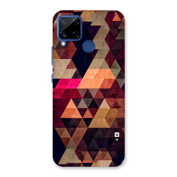 Abstract Beauty Triangles Back Case for Realme Narzo 30A