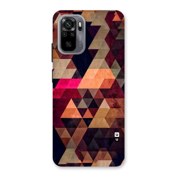 Abstract Beauty Triangles Back Case for Redmi Note 10