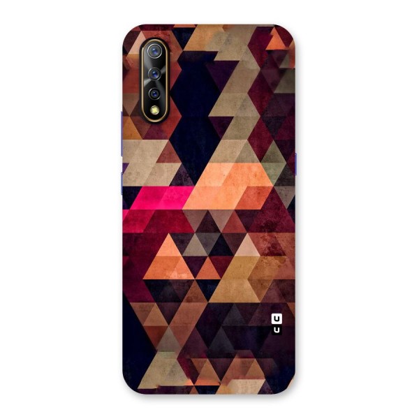 Abstract Beauty Triangles Back Case for Vivo S1