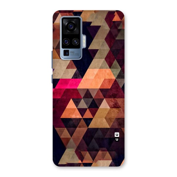 Abstract Beauty Triangles Back Case for Vivo X50 Pro