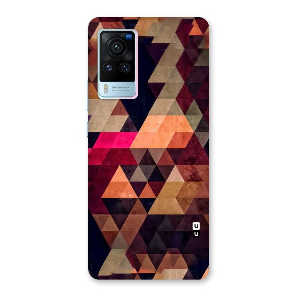 Abstract Beauty Triangles Back Case for Vivo X60 Pro