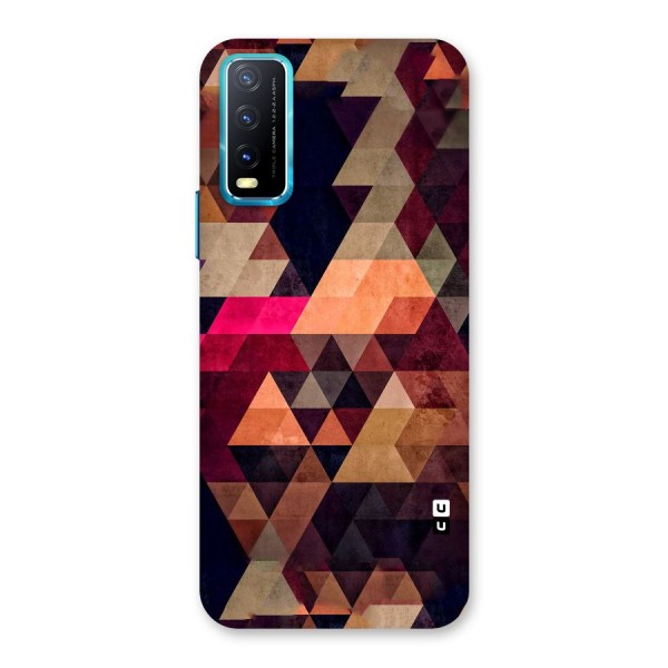 Abstract Beauty Triangles Back Case for Vivo Y20G