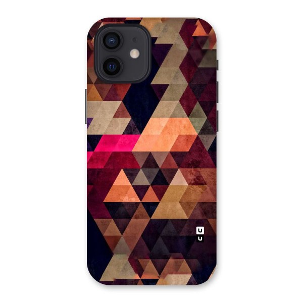 Abstract Beauty Triangles Back Case for iPhone 12