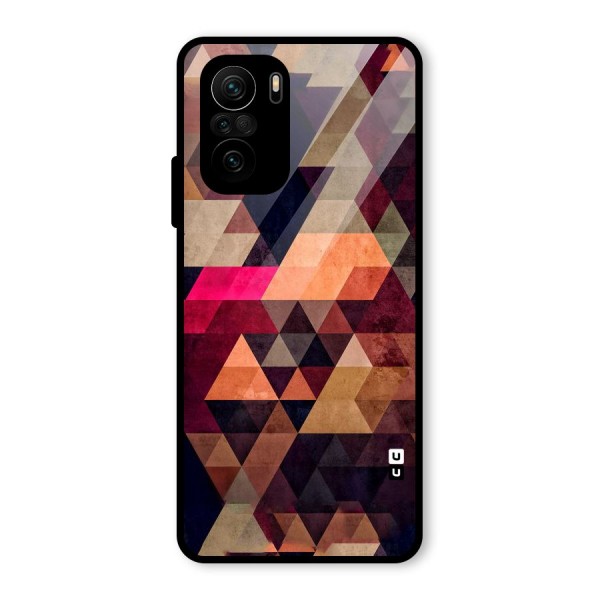 Abstract Beauty Triangles Glass Back Case for Mi 11x