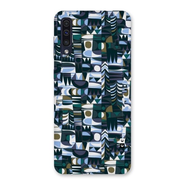 Abstract Blues Back Case for Galaxy A50