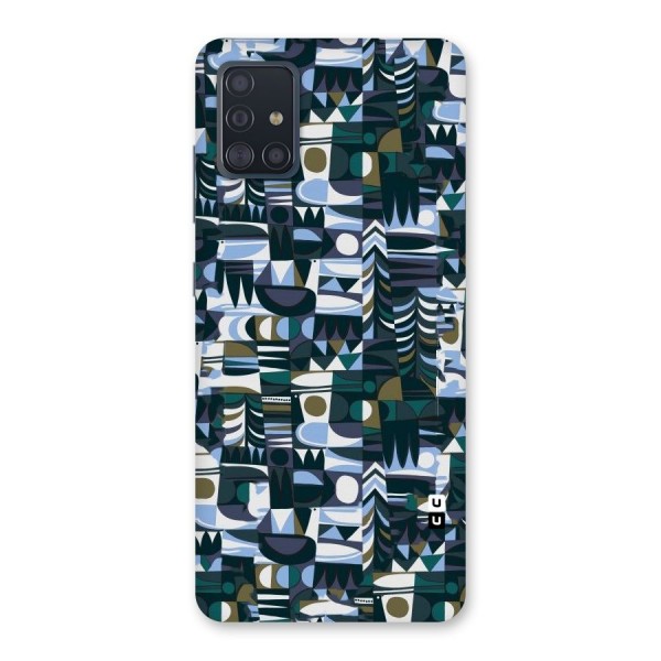 Abstract Blues Back Case for Galaxy A51