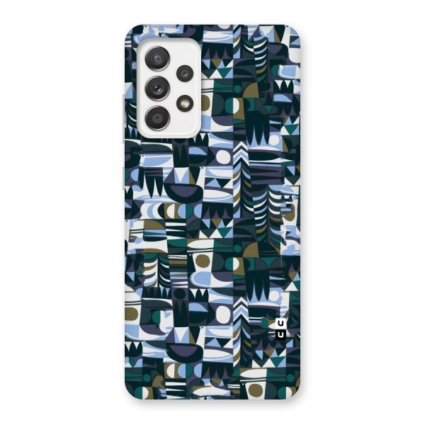 Abstract Blues Back Case for Galaxy A52