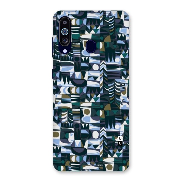 Abstract Blues Back Case for Galaxy A60