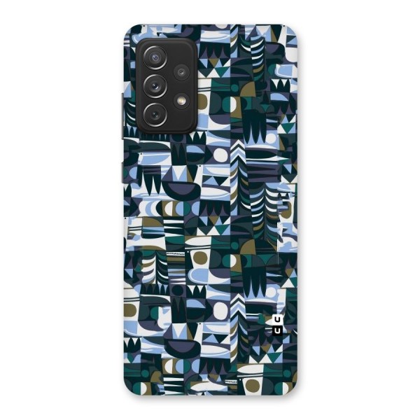 Abstract Blues Back Case for Galaxy A72