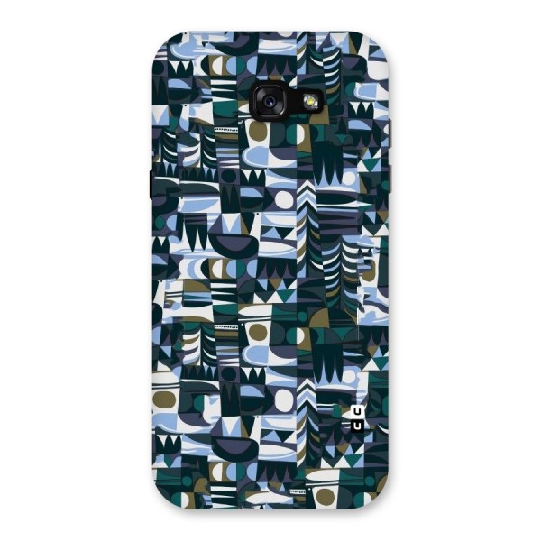 Abstract Blues Back Case for Galaxy A7 (2017)