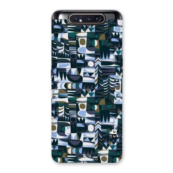 Abstract Blues Back Case for Galaxy A80