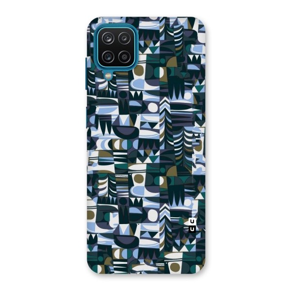 Abstract Blues Back Case for Galaxy F12