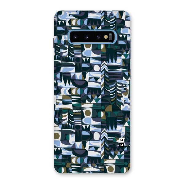 Abstract Blues Back Case for Galaxy S10 Plus