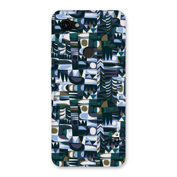 Abstract Blues Back Case for Google Pixel 3a XL