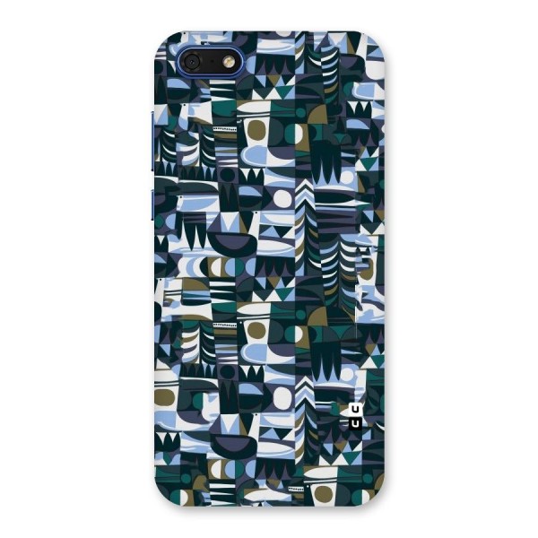 Abstract Blues Back Case for Honor 7s