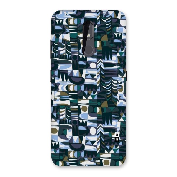 Abstract Blues Back Case for Nokia 3.2