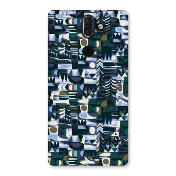 Abstract Blues Back Case for Nokia 8 Sirocco