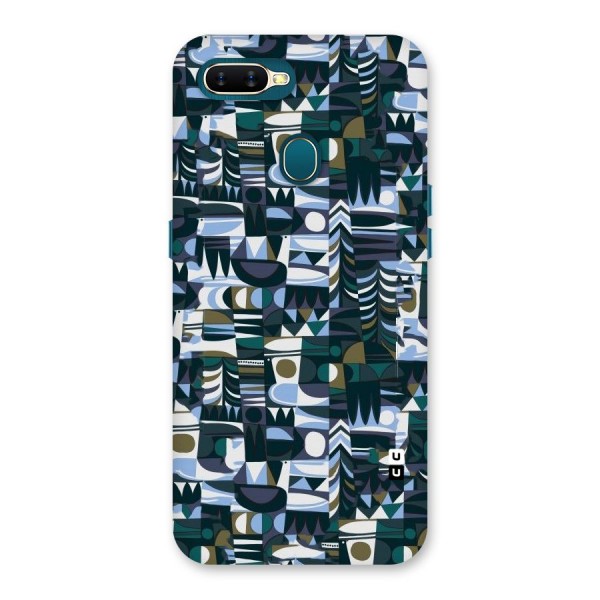 Abstract Blues Back Case for Oppo A12