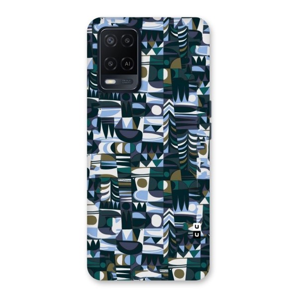 Abstract Blues Back Case for Oppo A54