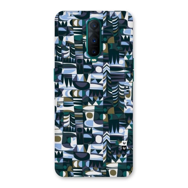 Abstract Blues Back Case for Oppo R17 Pro