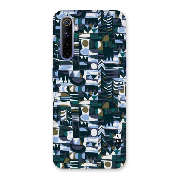 Abstract Blues Back Case for Realme 6