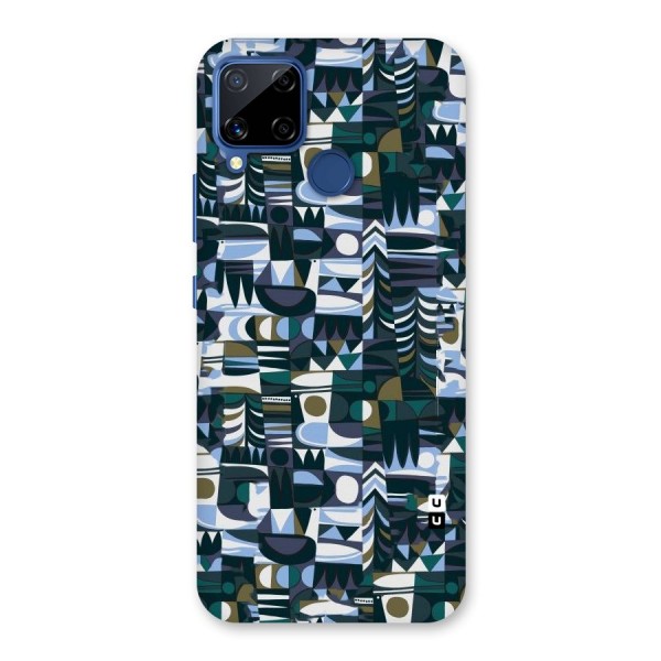 Abstract Blues Back Case for Realme C12