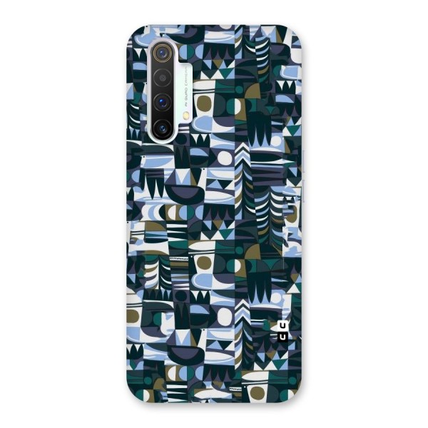 Abstract Blues Back Case for Realme X3