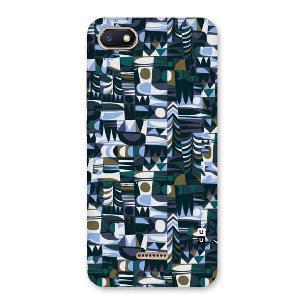 Abstract Blues Back Case for Redmi 6A