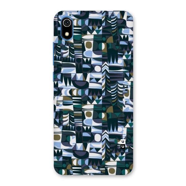 Abstract Blues Back Case for Redmi 7A