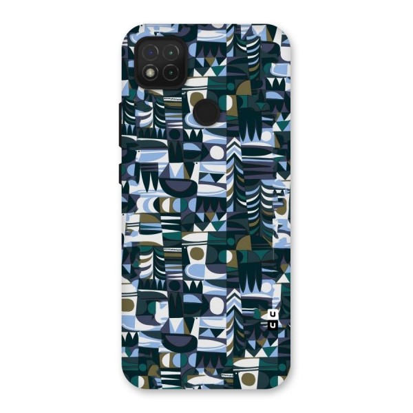 Abstract Blues Back Case for Redmi 9C