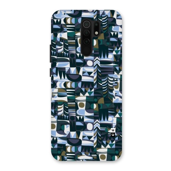 Abstract Blues Back Case for Redmi 9 Prime