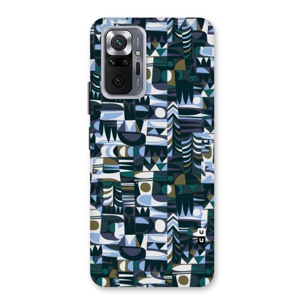 Abstract Blues Back Case for Redmi Note 10 Pro