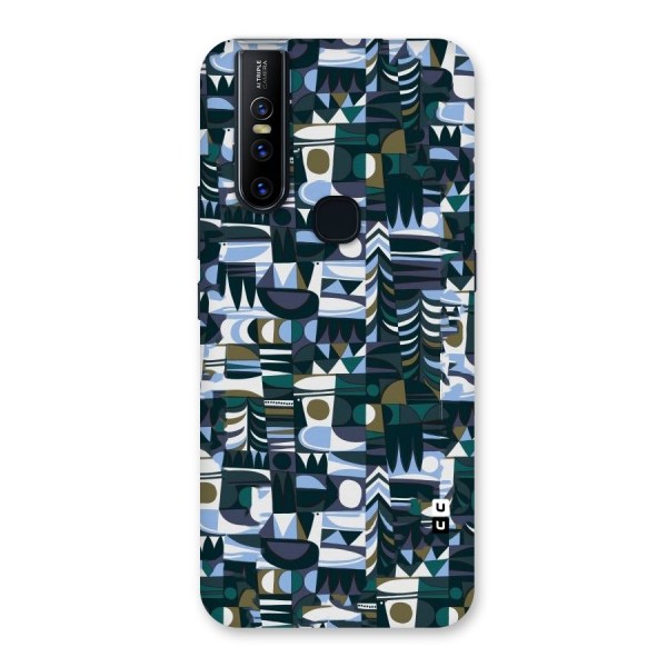 Abstract Blues Back Case for Vivo V15