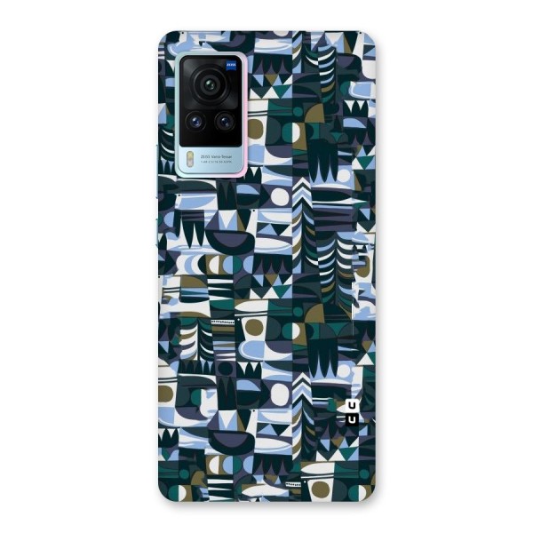 Abstract Blues Back Case for Vivo X60 Pro