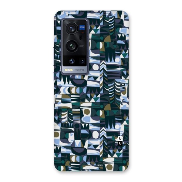 Abstract Blues Back Case for Vivo X60 Pro Plus