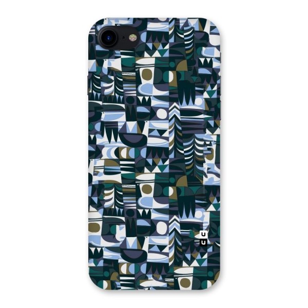 Abstract Blues Back Case for iPhone SE 2020