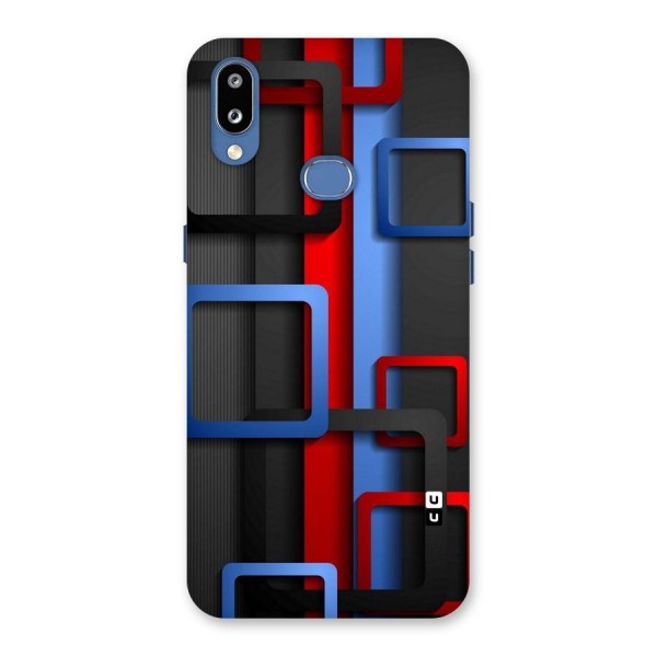 Abstract Box Back Case for Galaxy M01s