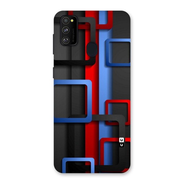 Abstract Box Back Case for Galaxy M21