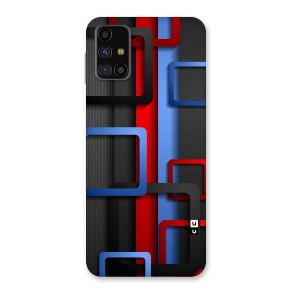 Abstract Box Back Case for Galaxy M31s