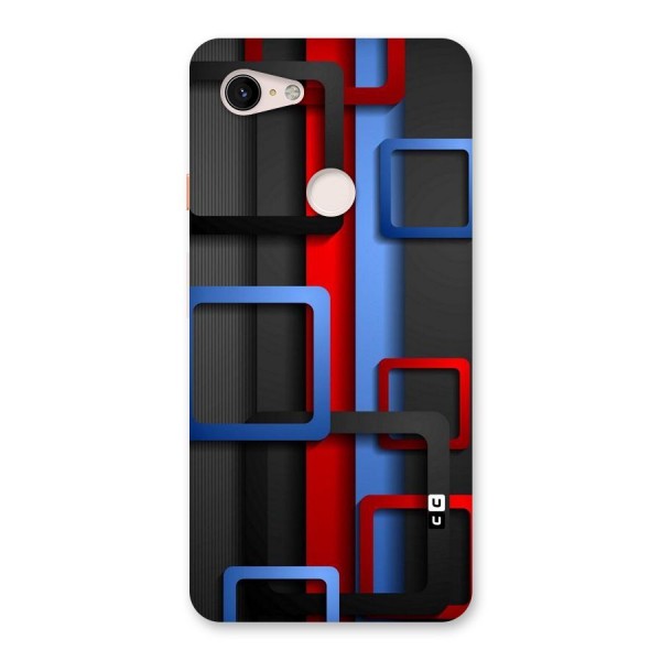 Abstract Box Back Case for Google Pixel 3 XL