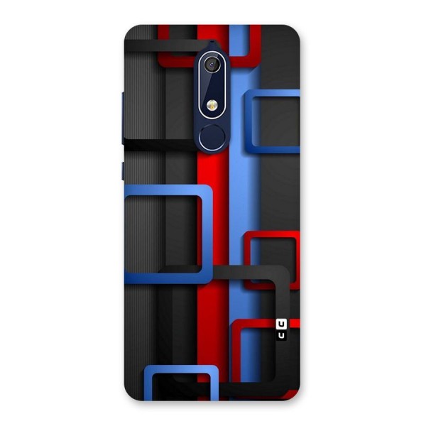 Abstract Box Back Case for Nokia 5.1