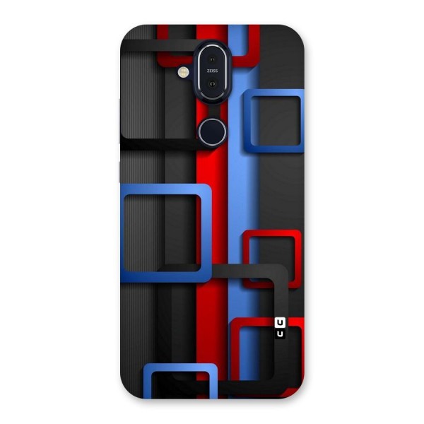 Abstract Box Back Case for Nokia 8.1