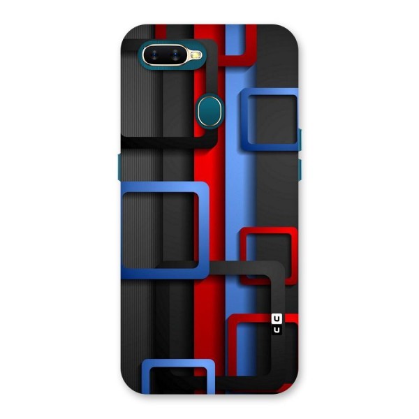 Abstract Box Back Case for Oppo A12