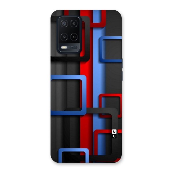 Abstract Box Back Case for Oppo A54