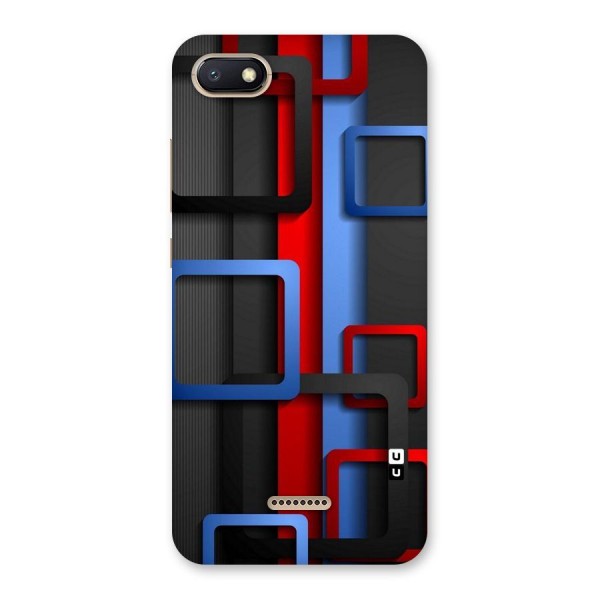 Abstract Box Back Case for Redmi 6A